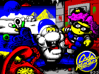 Sergeant Seymour Robot Cop title screen for ZX Spectrum